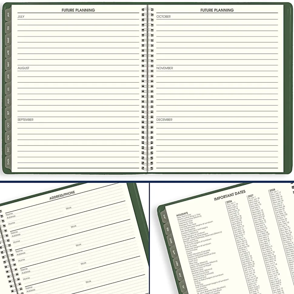 AT-A-GLANCE® Recycled Monthly Planners, 70260G6026