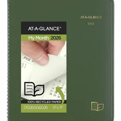 AT-A-GLANCE® Recycled Monthly Planners, 70260G6026