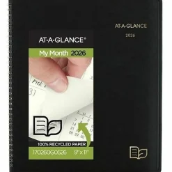 AT-A-GLANCE® Recycled Monthly Planners, 70260G0526
