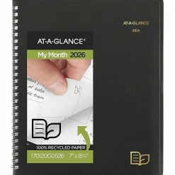 AT-A-GLANCE® Recycled Monthly Planners, 70120G0526