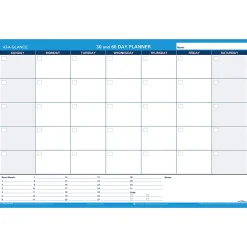 AT-A-GLANCEĀ® 30% Recycled Undated Erasable/Reversible Wall Planner, 30/60 Day, 36" x 24", PM23328
