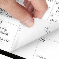 AT-A-GLANCE® 2026 Refillable Monthly Planner, Black, Pocket, 3 1/2" x 6"