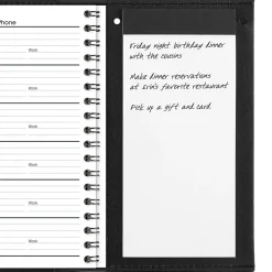 AT-A-GLANCE® 2026 Refillable Monthly Planner, Black, Pocket, 3 1/2