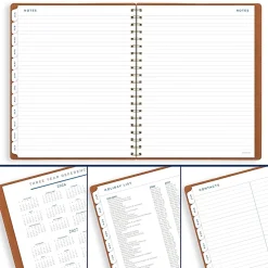 AT-A-GLANCE® Signature Collection 2026 Weekly Monthly Planner, Brown, Large, 8 1/2
