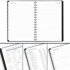 AT-A-GLANCE® Signature Collection 2026 Weekly Monthly Planner, Black, Small, 5 1/2