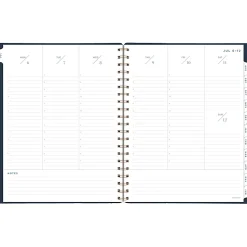 AT-A-GLANCE® Signature Collection Academic 2026-2027 Weekly Monthly Planner, Navy, Large, 8 1/2