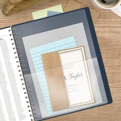AT-A-GLANCE® Signature Collection Academic 2026-2027 Weekly Monthly Planner, Navy, Large, 8 1/2