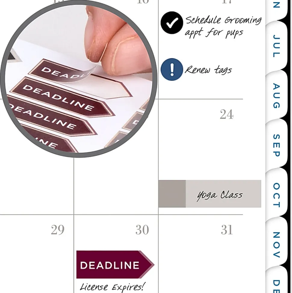 AT-A-GLANCE® Signature Lite 2026 Weekly Monthly Planner, Black, Small, 5 1/2" x 8 1/2"