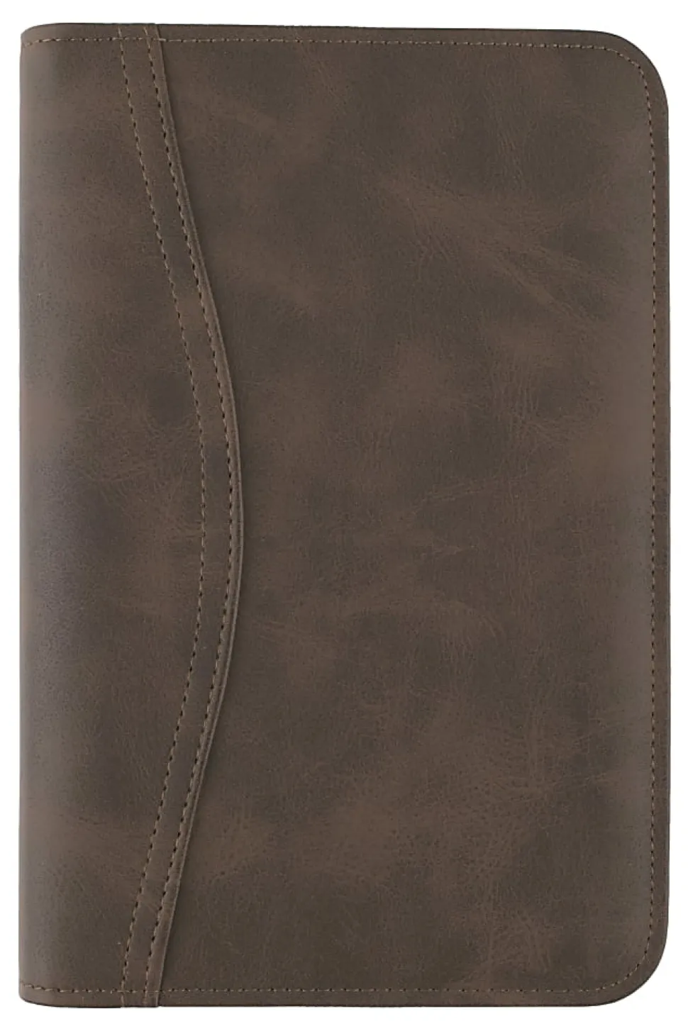 AT-A-GLANCE® Simulated Leather Starter Set With Daily/Weekly Planning Pages, Distressed Brown