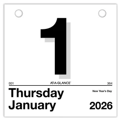 AT-A-GLANCE® 2026 “Today Is” Daily Wall Calendar Refill, Small, 6