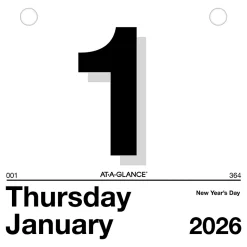 AT-A-GLANCE® 2026 “Today Is” Daily Wall Calendar Refill, Small, 6