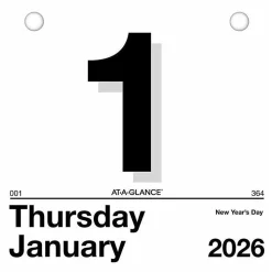 AT-A-GLANCE® 2026 “Today Is” Daily Wall Calendar Refill, Small, 6