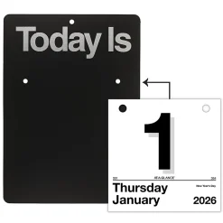 AT-A-GLANCE® 2026 “Today Is” Daily Wall Calendar Refill, Small, 6