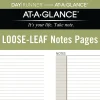 AT-A-GLANCE Undated Notes Pages, Loose-Leaf, 7 Ring, Desk Size, 5 1/2" x 8 1/2"