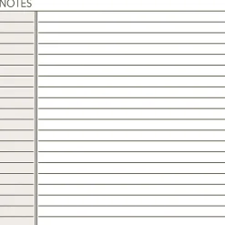 AT-A-GLANCE Undated Notes Pages, Loose-Leaf, 7 Ring, Desk Size, 5 1/2" x 8 1/2"