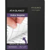 AT-A-GLANCE® Visitor Register Book, 8 1/2" x 11", Black