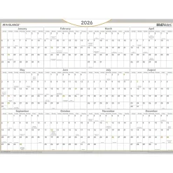 AT-A-GLANCE® 2026 WallMates Self-Adhesive Dry-Erase Yearly Calendar, Large, 24" x 18"