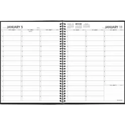 AT-A-GLANCE® 2026 Weekly Appointment Book Planner, Black, Large, 8 1/4