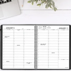 AT-A-GLANCE® 2026 Weekly Appointment Book Planner, Black, Large, 8 1/4