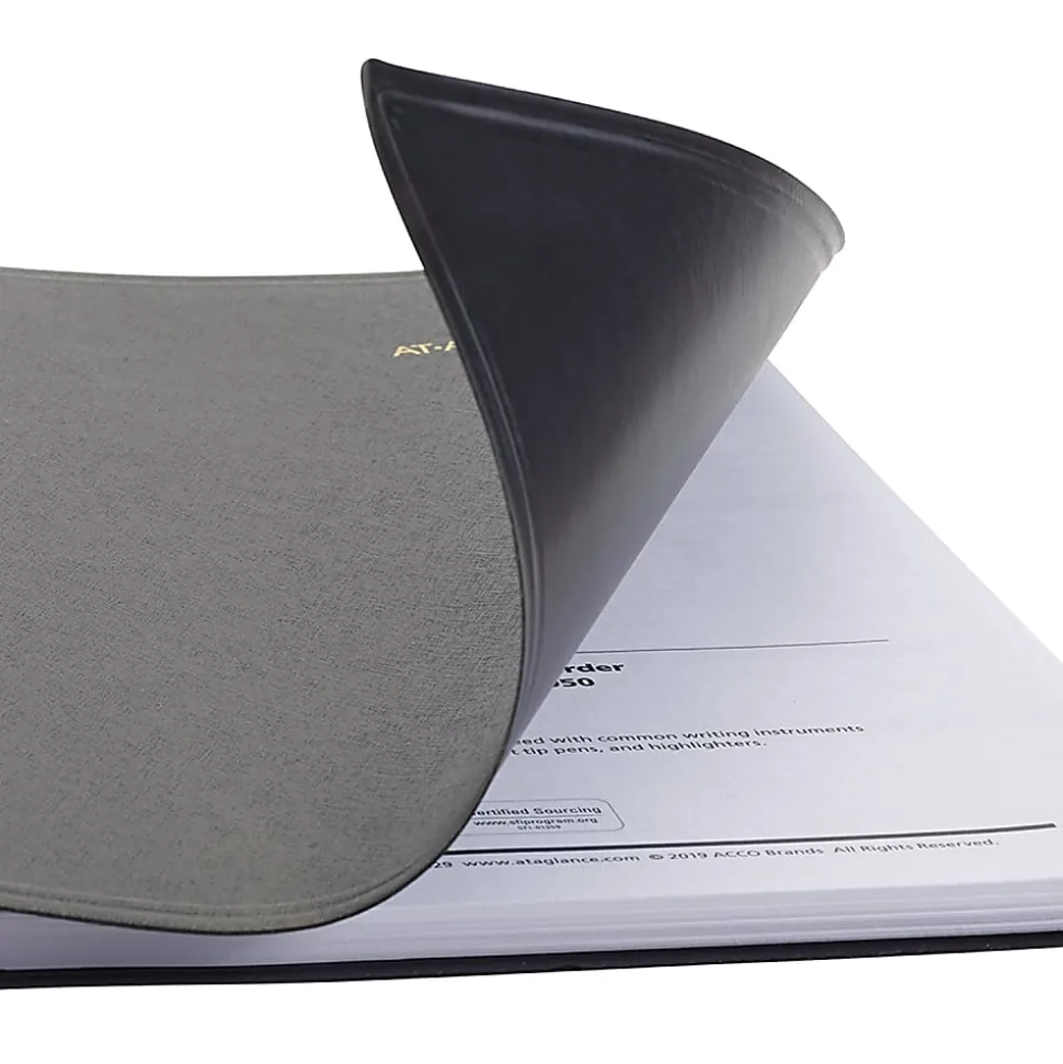 AT-A-GLANCE® 2026 Weekly Appointment Book Planner, Black, Large, 8 1/4" x 11"