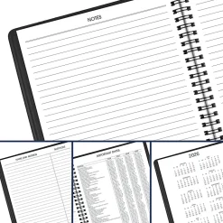 AT-A-GLANCE® 2026 Weekly Hourly Appointment Book Planner, Black, Medium, 7