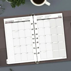 AT-A-GLANCE® 2026 Weekly Planner Refill, Loose-Leaf, Desk Size, 5 1/2