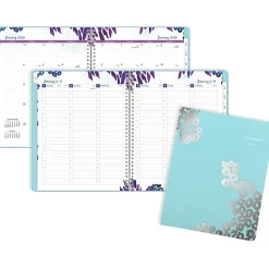 AT-A-GLANCE® Wild Washes 2026 Weekly Monthly Appointment Book Planner, Teal, Large, 8 1/2