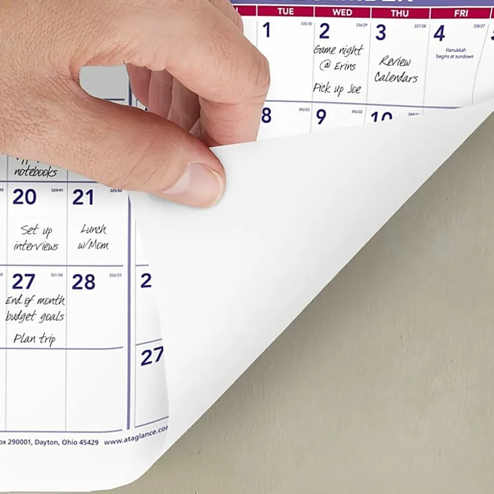 AT-A-GLANCE® 2026 Yearly Wall Calendar, Extra Large, 24" x 36"