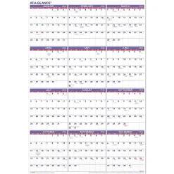 AT-A-GLANCE® 2026 Yearly Wall Calendar, Extra Large, 24" x 36"