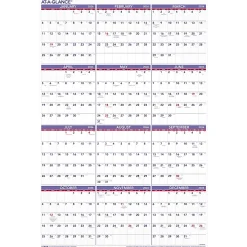 AT-A-GLANCE® 2026 Yearly Wall Calendar, Extra Large, 24