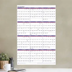 AT-A-GLANCE® 2026 Yearly Wall Calendar, Extra Large, 24