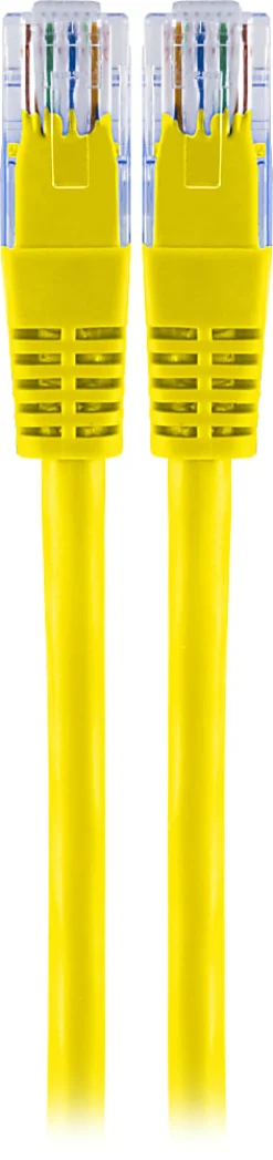 Ativa® Cat 5e Crossover Cable, 10’, Yellow, 26879