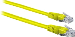 Ativa® Cat 5e Crossover Cable, 10’, Yellow, 26879