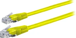 Ativa® Cat 5e Crossover Cable, 10’, Yellow, 26879
