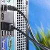 Ativa® Cat 5e Ethernet Cable, 7', Black, 26864
