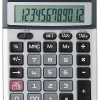 Ativa® 12-Digit Desktop Calculator, Silver/Black