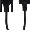 Ativa® DVI to VGA Pigtail Adapter, DVI-I Male to VGA Female, Video Only, Black
