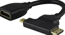 Ativa® HDMI to Mini + Micro HDMI Adapter, Black, 27525