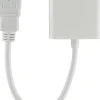 Ativa® HDMI to VGA Adapter, Unidirectional, White, 27523