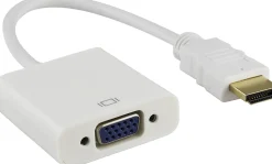 Ativa® HDMI to VGA Adapter, Unidirectional, White, 27523