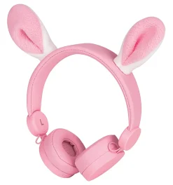 Ativa™ Kids On-Ear Wired Animal Headphones With On-Cord Microphone, Rabbit