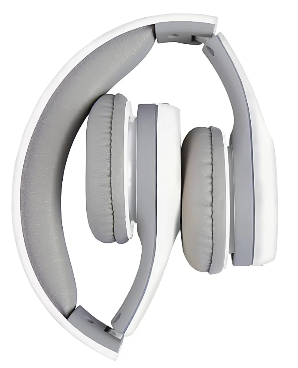 Ativa™ Kids' On-Ear Wired Headphones With On-Cord Microphone, White/Gray