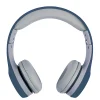 Ativa™ Kids' On-Ear Wired Headphones With On-Cord Microphone, Blue/Gray