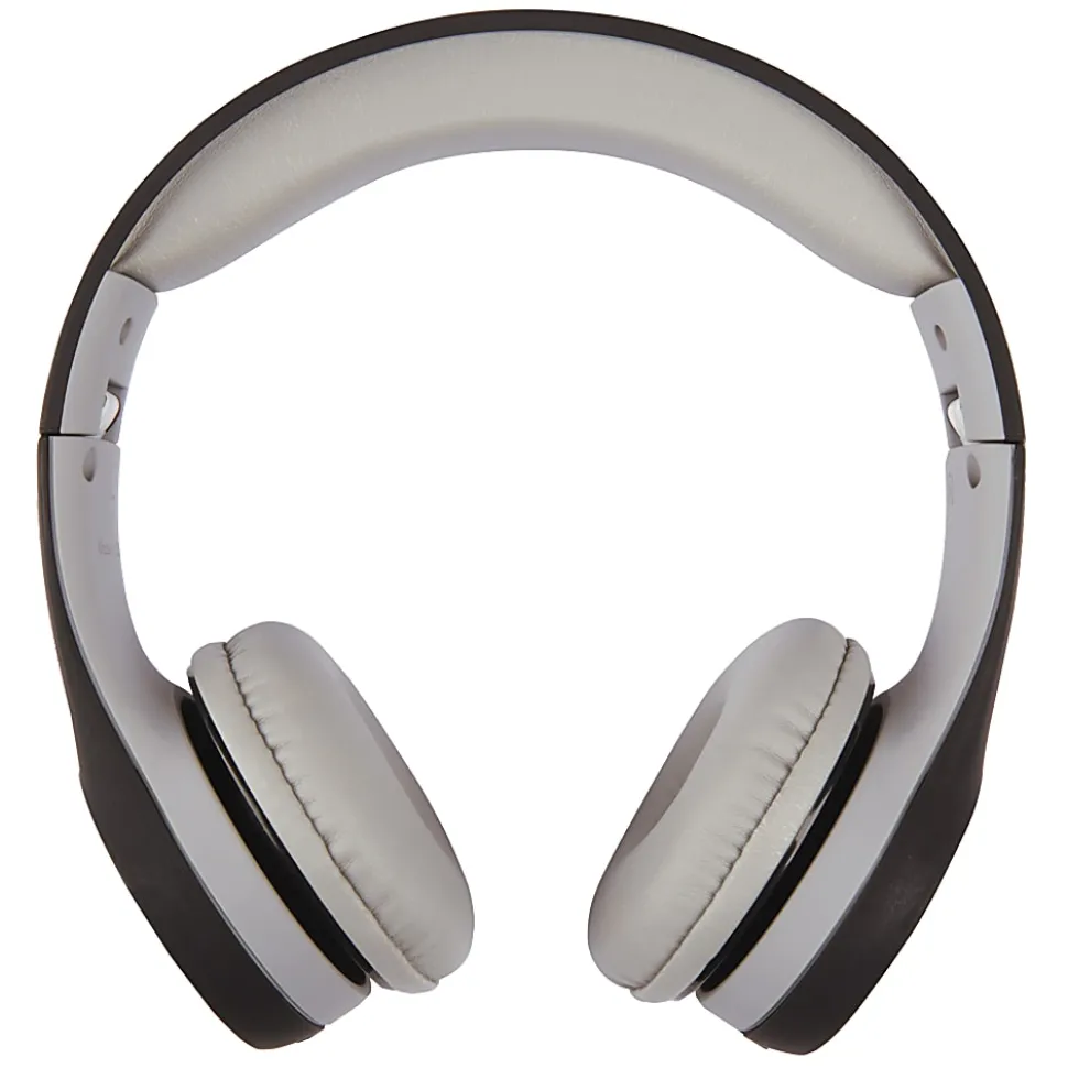 Ativa™ Kids' On-Ear Wired Headphones With On-Cord Microphone, Black/Gray