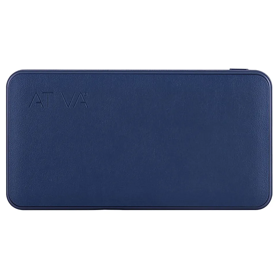 Ativa® 10,000mAh Battery Pack For USB Devices, Navy, 47239