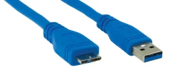 Ativa® Micro USB 3.0 Cable, Blue