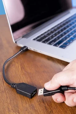 Ativa® Mini DisplayPort to DisplayPort Adapter, 6”, Black, 36542