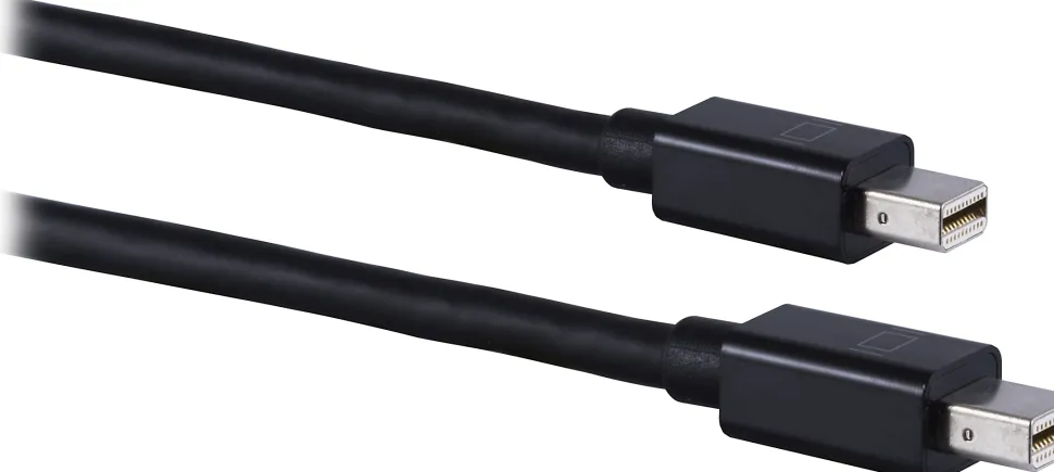 Ativa® Mini DisplayPort to Mini DisplayPort Cable, 6’, Black, 36544