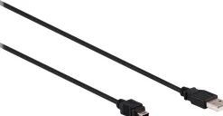 Ativa® Mini USB 2.0 Device Cable, 6', Black, 26861