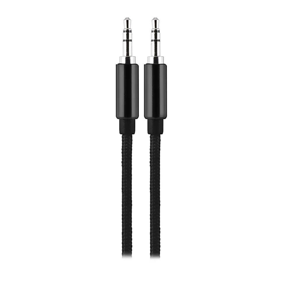 Ativa® 3.5 mm Braided Auxiliary Cable, 6', Black, 46922